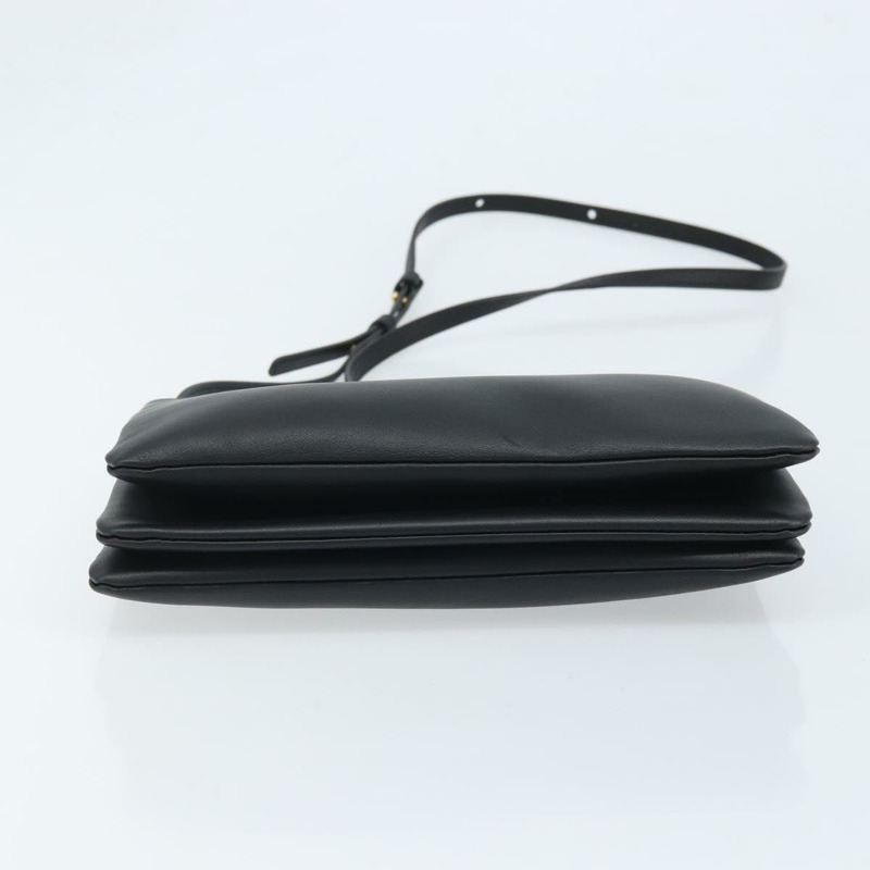 【日本直送】CELINE 黑色金色皮革肩背包 正品 ki6590V-4