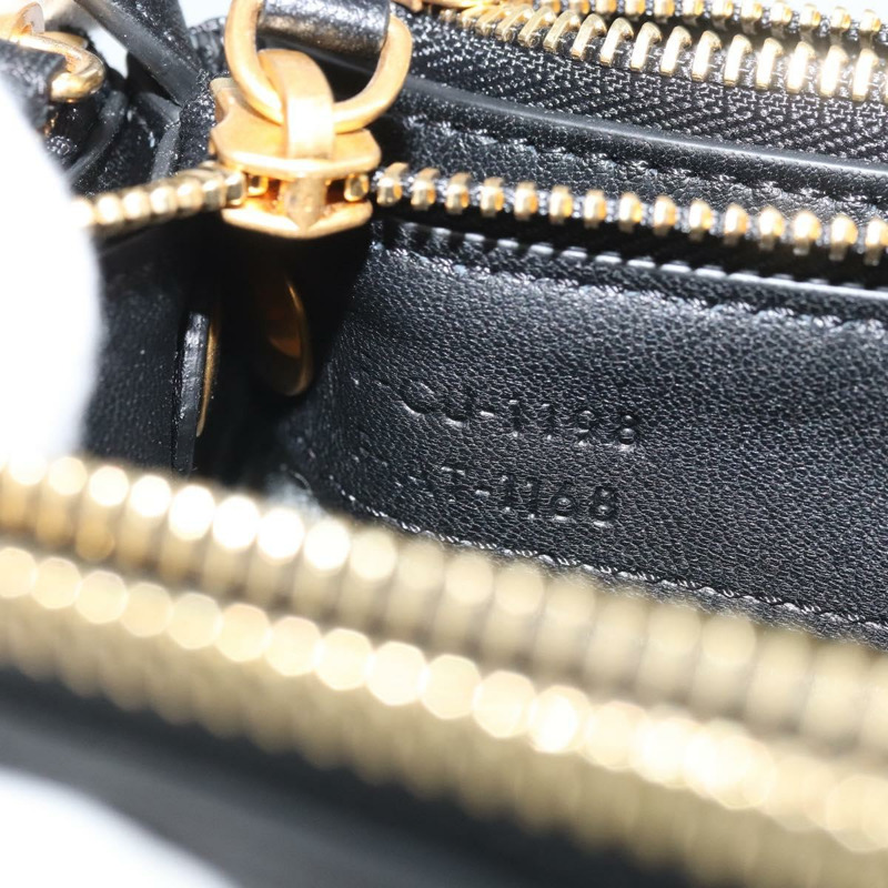 【日本直送】CELINE 黑色金色皮革肩背包 正品 ki6590V-10