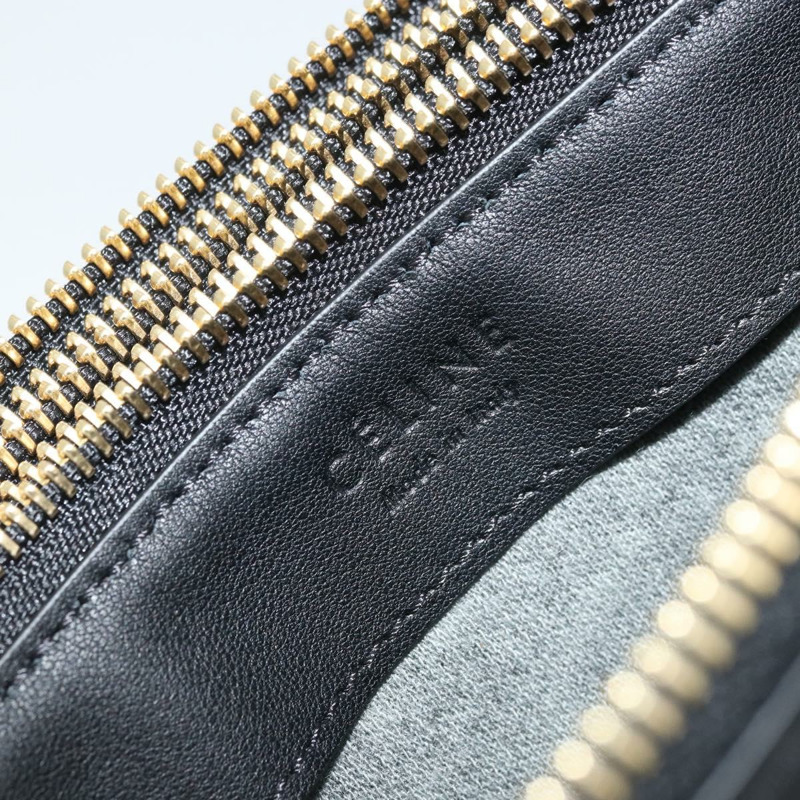 【日本直送】CELINE 黑色金色皮革肩背包 正品 ki6590V-18