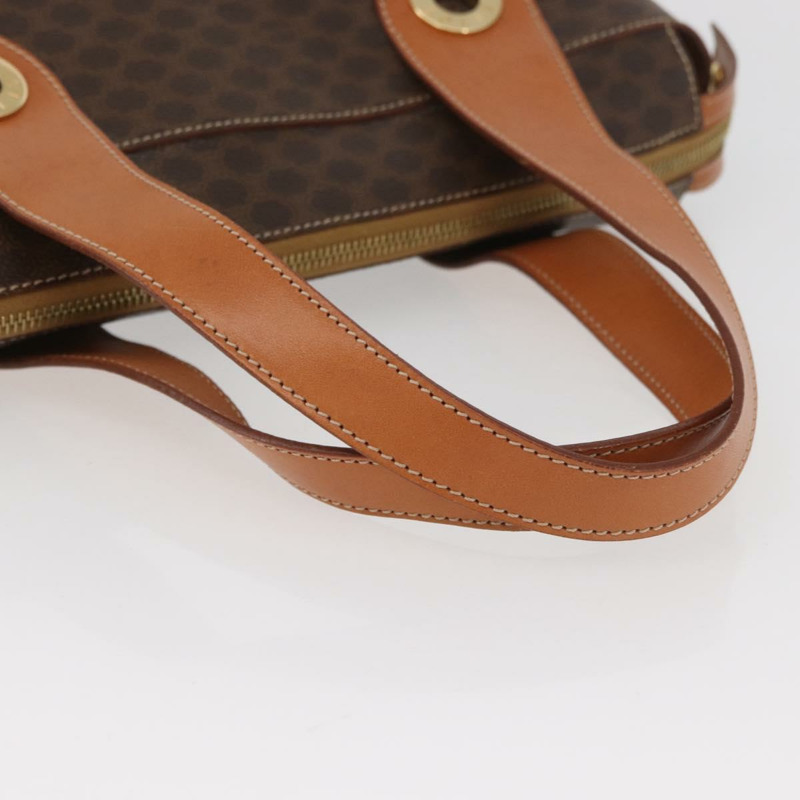 【日本直送】CELINE Macadam帆布托特包 PVC皮革 棕色 金色 正品 am11188A-6