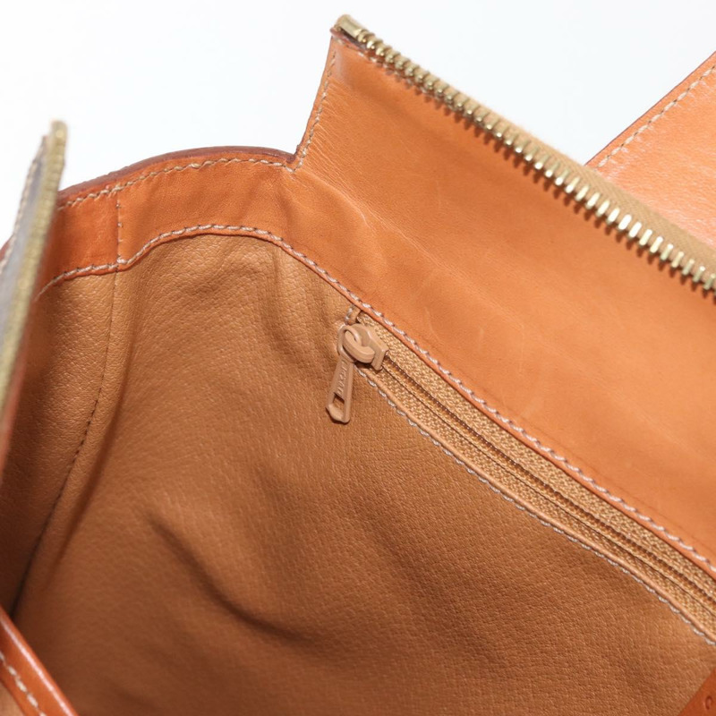 【日本直送】CELINE Macadam帆布托特包 PVC皮革 棕色 金色 正品 am11188A-20