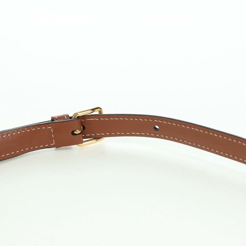 【日本直送】CELINE Triomphe帆布Claude單肩包 PVC深棕色金色 正品 BAZ248SAM-14