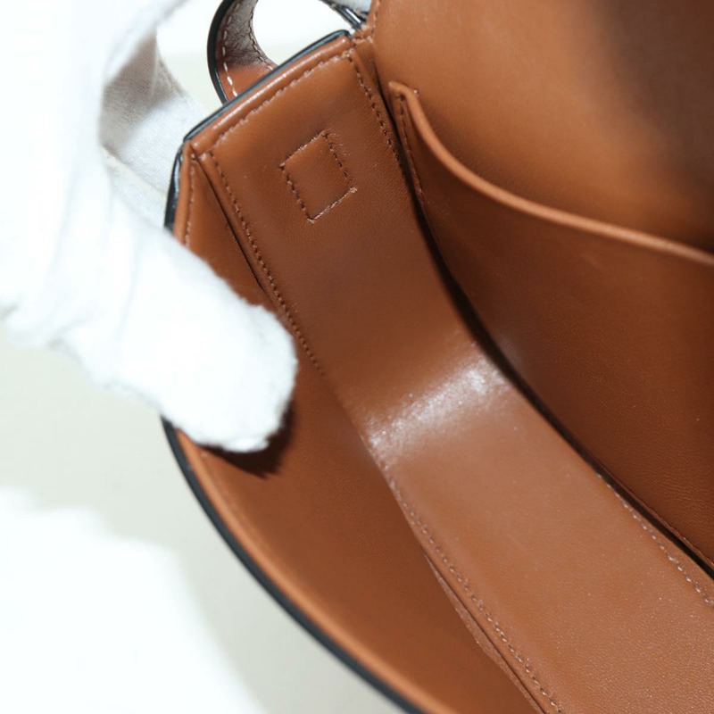 【日本直送】CELINE Triomphe帆布Claude單肩包 PVC深棕色金色 正品 BAZ248SAM-22