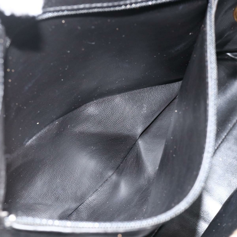 【日本直送】香奈兒 (CHANEL) 菱格紋鏈條托特包，魚子醬紋皮革，黑色，金色雙C標誌，正品 BAZ251A-20