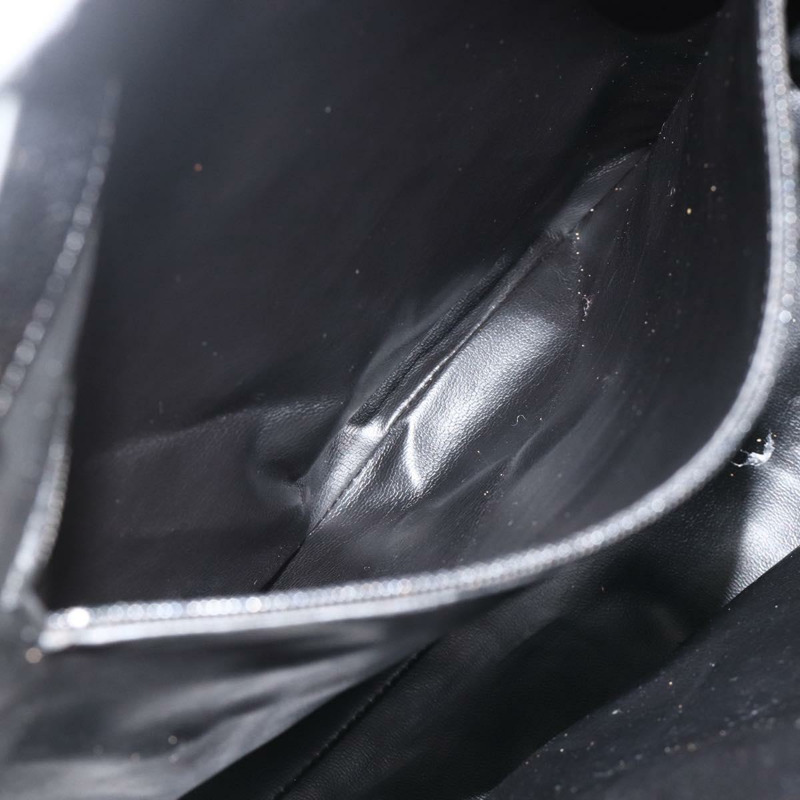 【日本直送】香奈兒 (CHANEL) 菱格紋鏈條托特包，魚子醬紋皮革，黑色，金色雙C標誌，正品 BAZ251A-22