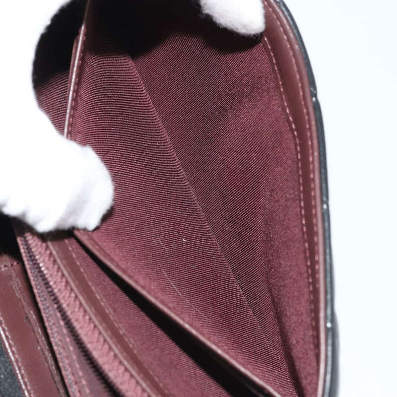 【日本直送】香奈兒 (CHANEL) 絎縫長款錢包,羊皮材質,黑色,金色雙C標誌,BAZ260A-22