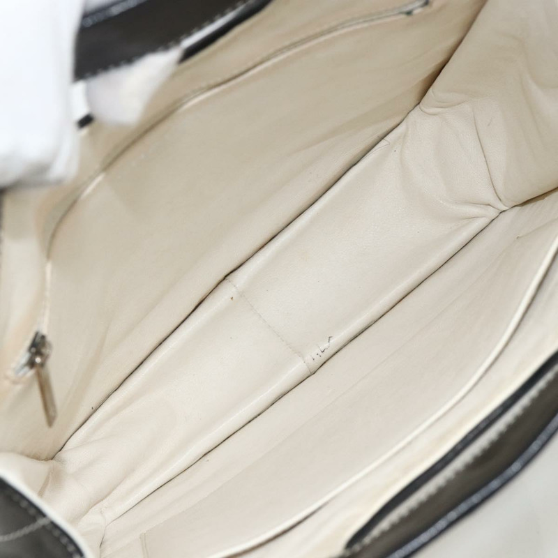 【日本直送】香奈兒 Choco Bar 鏈條肩背包 漆皮 米色 銀色 CC 標誌 正品 BA11764A-9