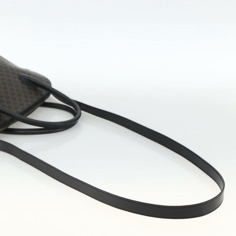 【日本直送】CELINE Macadam帆布手提包 PVC皮革 2way Black Gold Auth ARZ869A-7