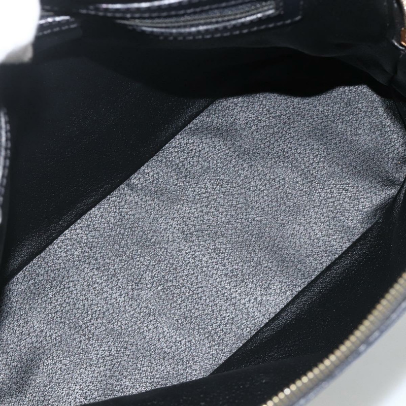 【日本直送】CELINE Macadam帆布手提包 PVC皮革 2way Black Gold Auth ARZ869A-10