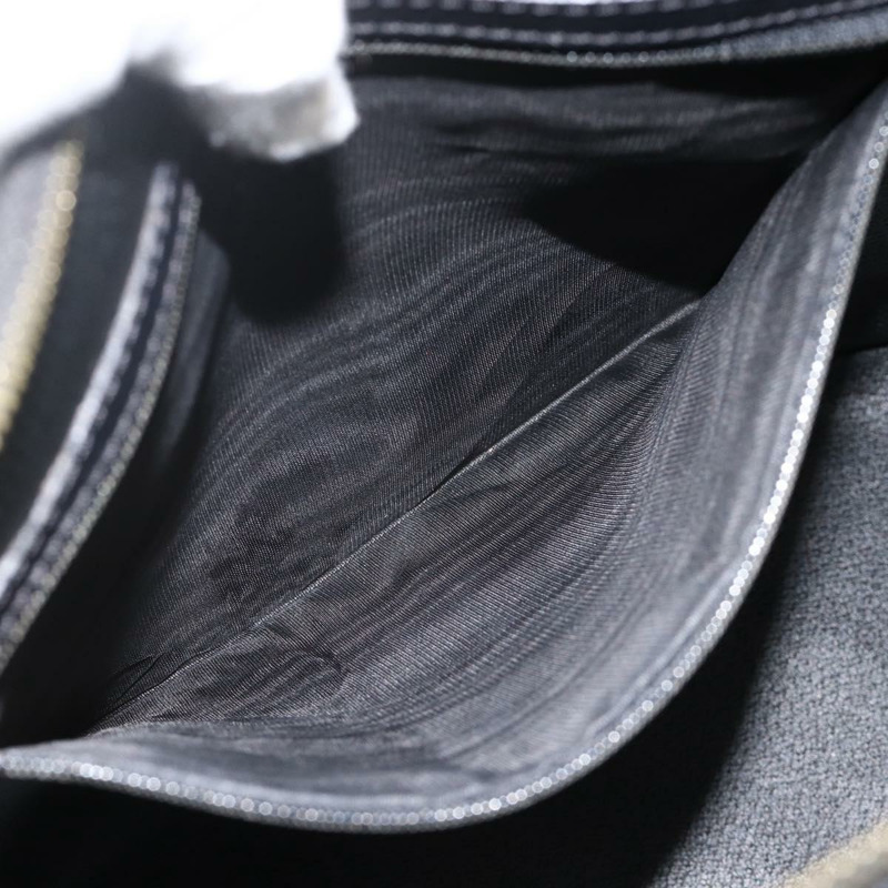 【日本直送】CELINE Macadam帆布手提包 PVC皮革 2way Black Gold Auth ARZ869A-22