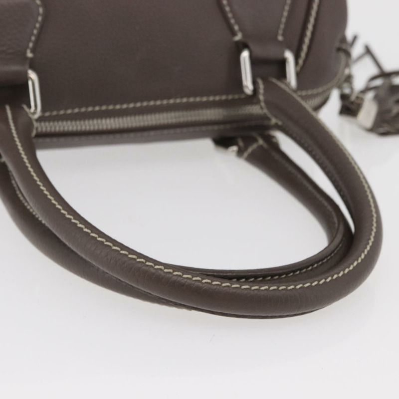 【日本直送】香奈兒波士頓包，皮革材質，灰色銀色雙C標誌，正品 BAZ592V-6