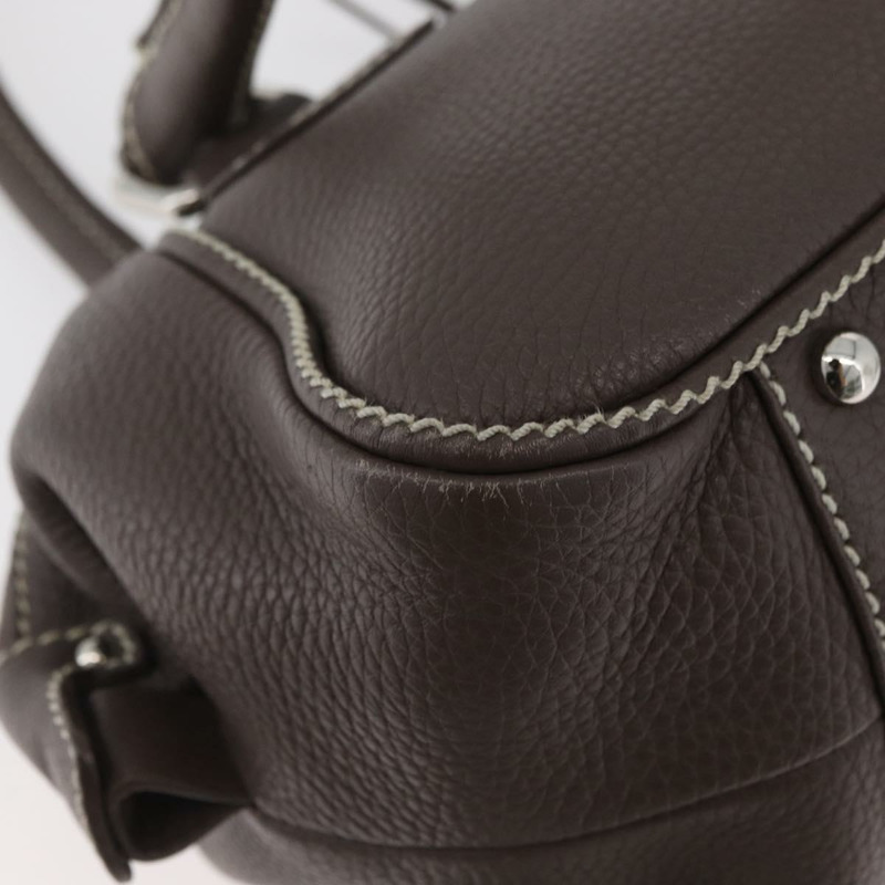 【日本直送】香奈兒波士頓包，皮革材質，灰色銀色雙C標誌，正品 BAZ592V-15