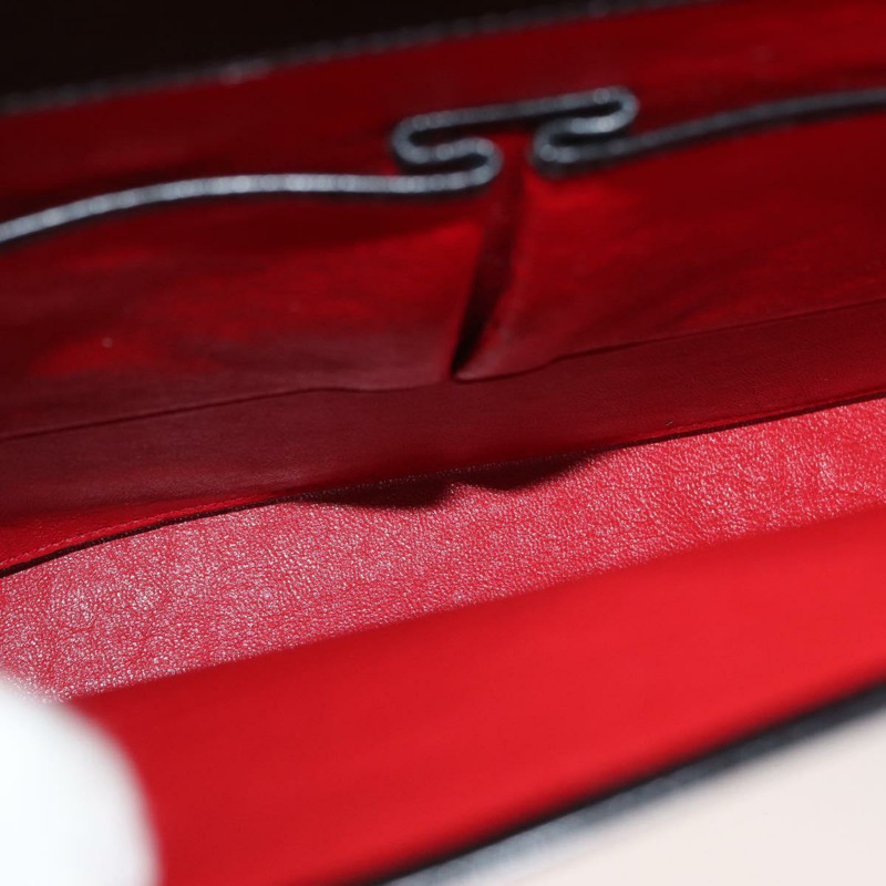 【日本直送】CELINE 圓形手提包 皮革 黑色 金色 正品 BAZ793V-9