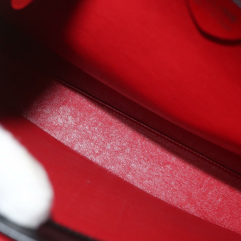 【日本直送】CELINE 圓形手提包 皮革 黑色 金色 正品 BAZ793V-21