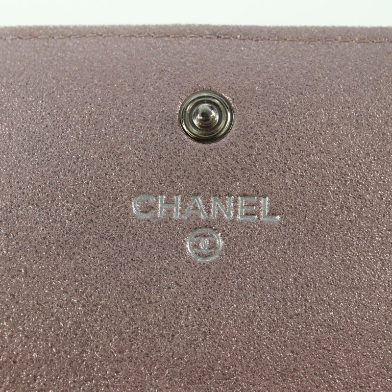 【日本直送】香奈兒粉紅羊皮錢包,CC標誌,貨號167177SAM-17