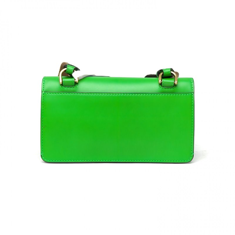 FENDI 綠色牛皮芬迪斜挎包肩背包-2