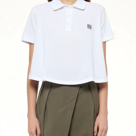LOEWE Trapeze Polo In White白色 POLO