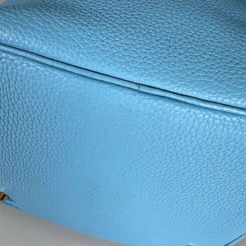 HERMES Y刻 藍PICOTIN 22 菜籃子包-6