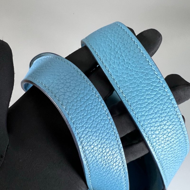 HERMES Y刻 藍PICOTIN 22 菜籃子包-7