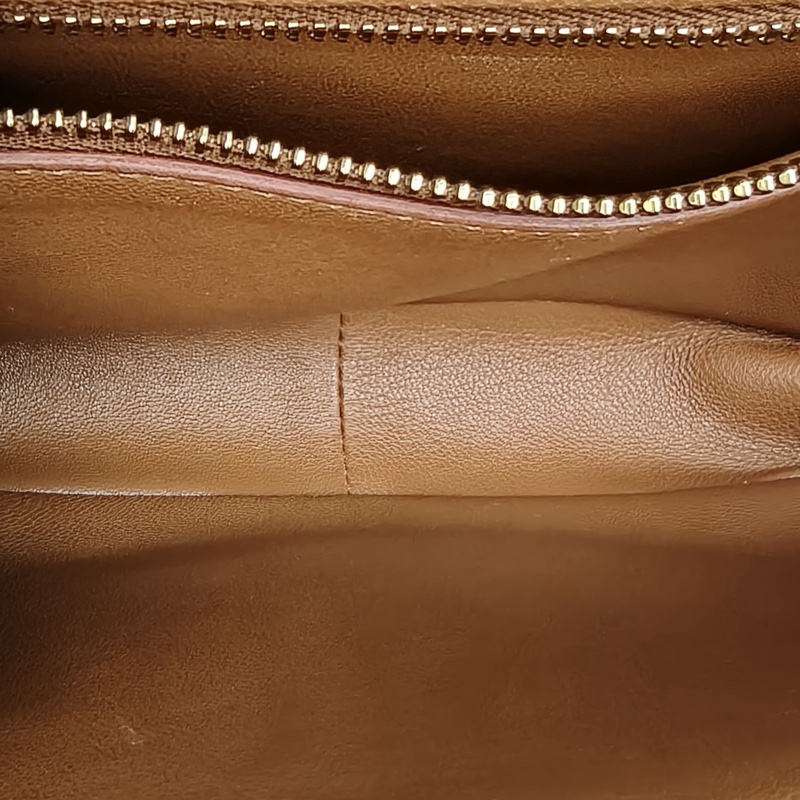 CELINE 凱旋門金屬鎖扣Teen拼色牛皮/帆布金扣-5