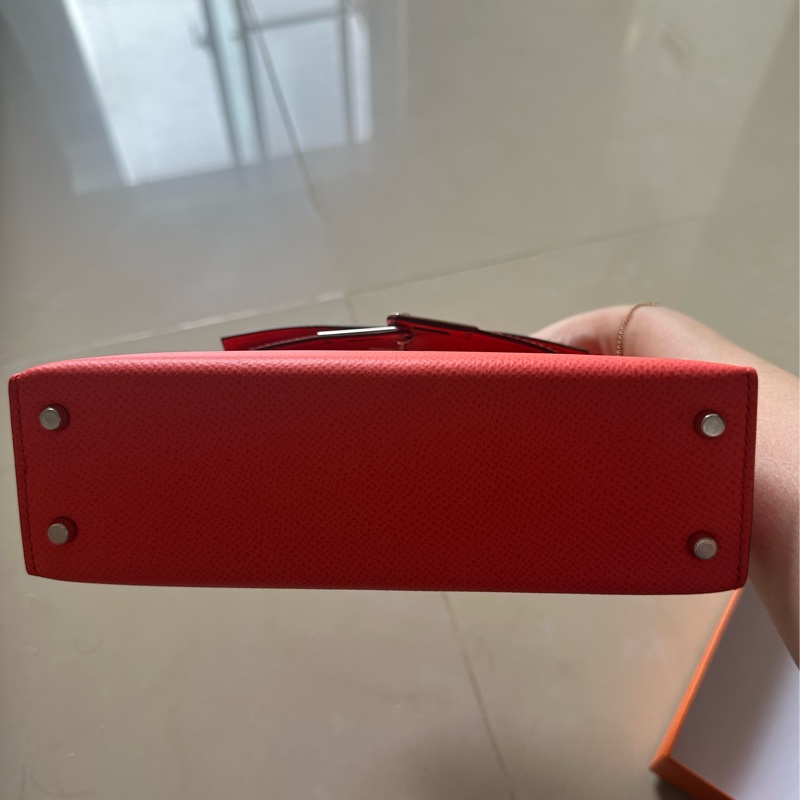 mini kelly 2,橘紅色19cm-3