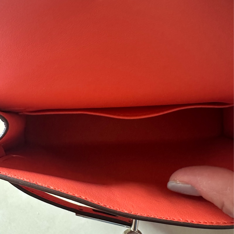 mini kelly 2,橘紅色19cm-4