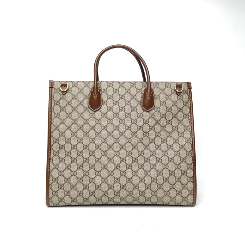 GUCCI 老花PVC金扣GG大琴譜-2