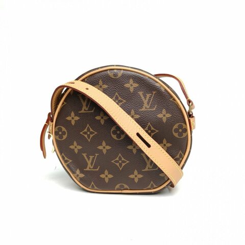 LOUIS VUITTON BOITECHAPEAUSOUPLE軟圓餅小號老花PVC晶片肩背包