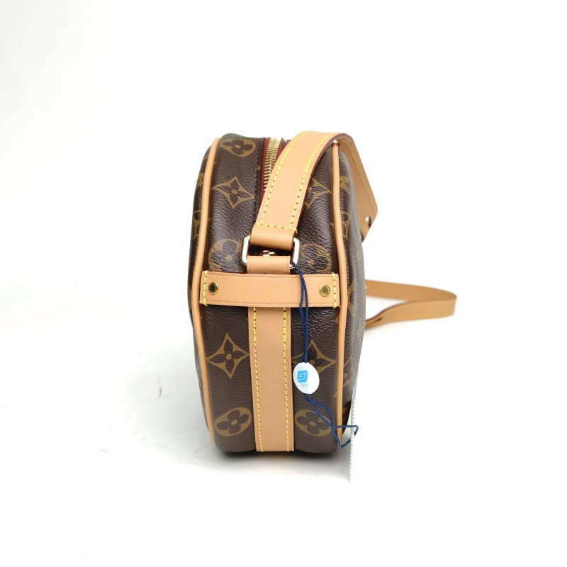 LOUIS VUITTON BOITECHAPEAUSOUPLE軟圓餅小號老花PVC晶片肩背包-1