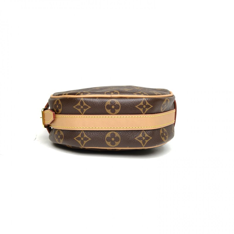 LOUIS VUITTON BOITECHAPEAUSOUPLE軟圓餅小號老花PVC晶片肩背包-4