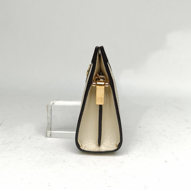 GUCCI 老花PVC金扣Ophidia夾子包Mini肩背包-1