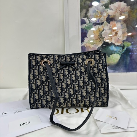 Dior 迪奧 老花蝴蝶結托特包小號 25 有購證尺寸：27*20