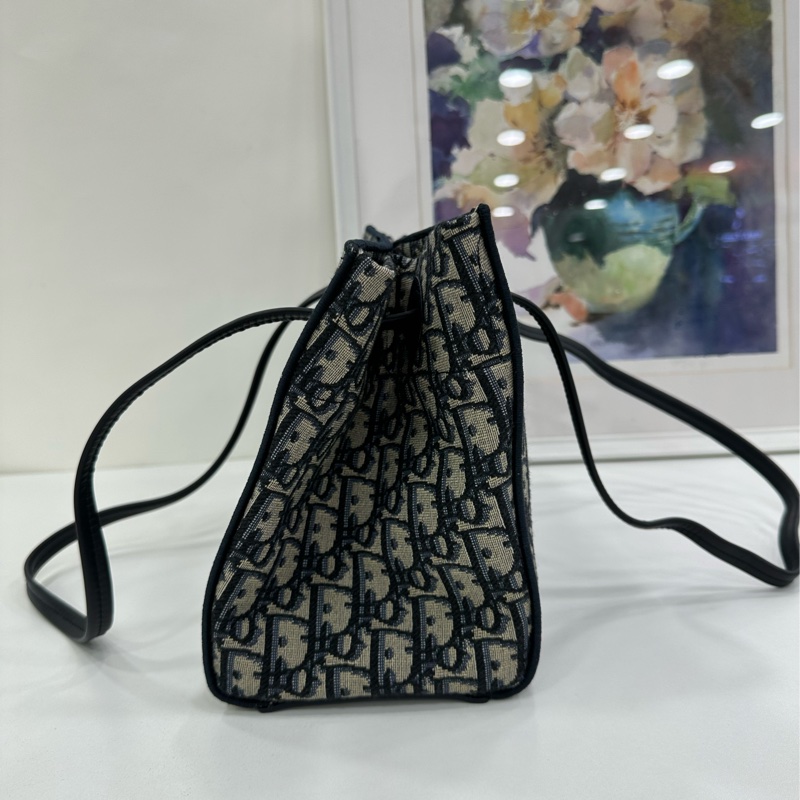 Dior 迪奧 老花蝴蝶結托特包小號 25 有購證尺寸:27*20-4
