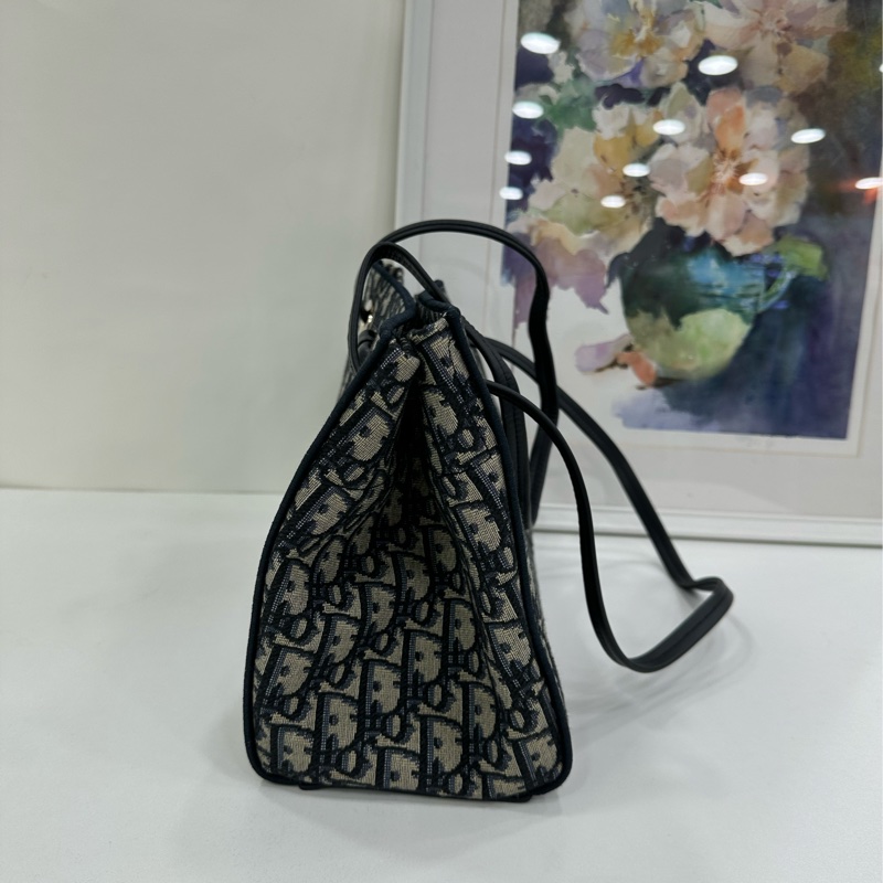 Dior 迪奧 老花蝴蝶結托特包小號 25 有購證尺寸:27*20-5