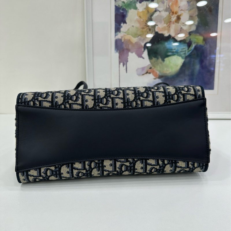 Dior 迪奧 老花蝴蝶結托特包小號 25 有購證尺寸:27*20-6