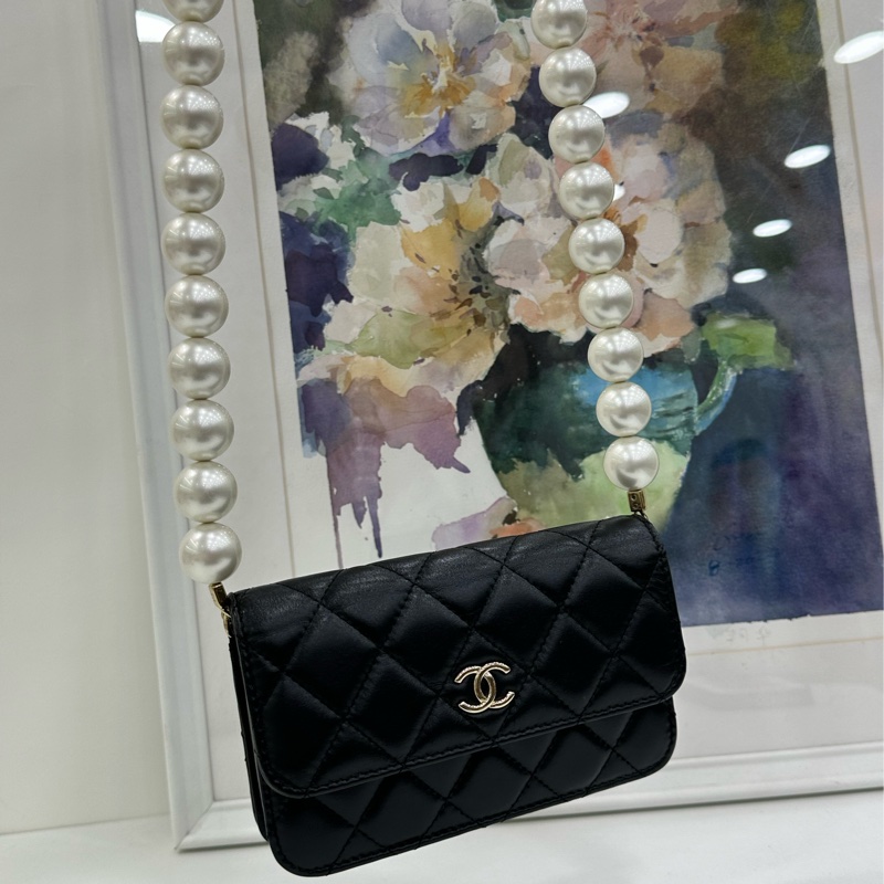 Chanel 香奈兒 大珍珠鏈 mini woc 31開-7