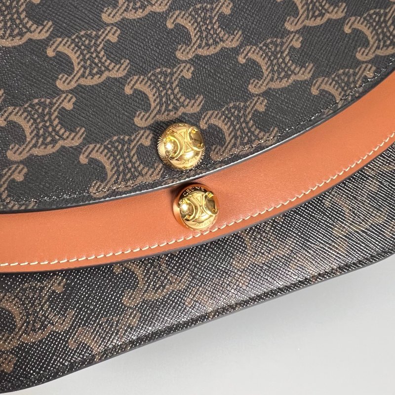 CELINE DUO標誌印花及牛皮革飾帶錢包-7