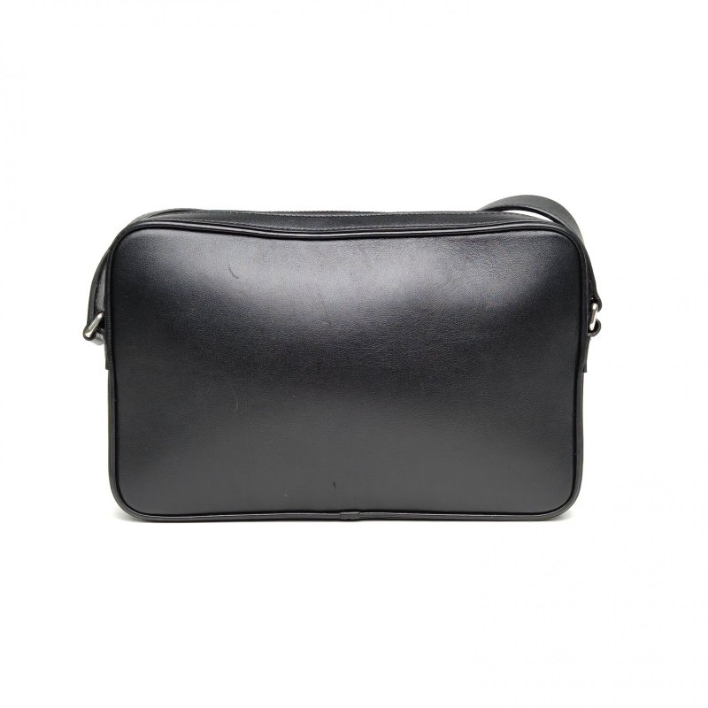 CELINE 黑色牛皮銀扣CELINE相機包肩背包-2