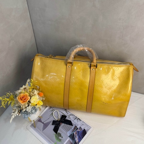 【赫蒂國際精品】 Louis Vuitton路易威登Vernis Mercer Keepall 旅行包 停產系列 vintage