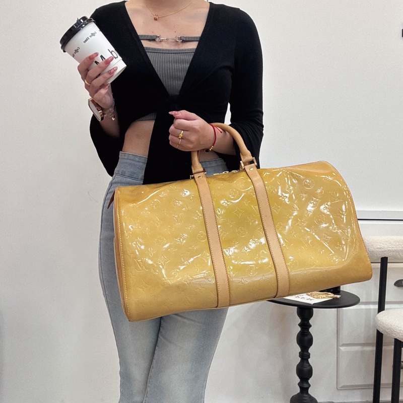 Louis Vuitton路易威登Vernis Mercer Keepall 旅行包 停產系列 vintage-2
