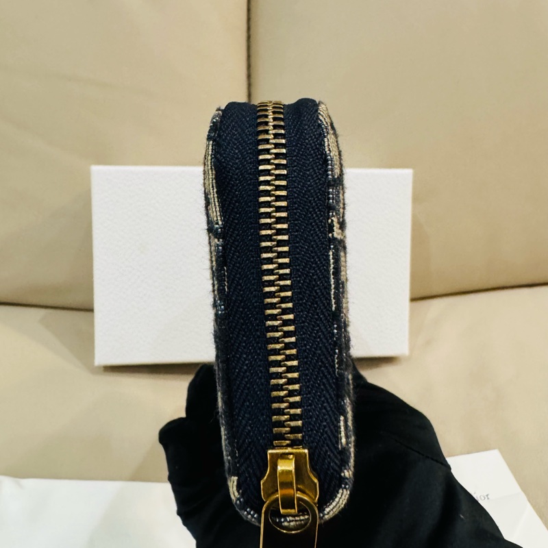 Dior 迪奧 經典老花拉鍊長夾/97新美品-1