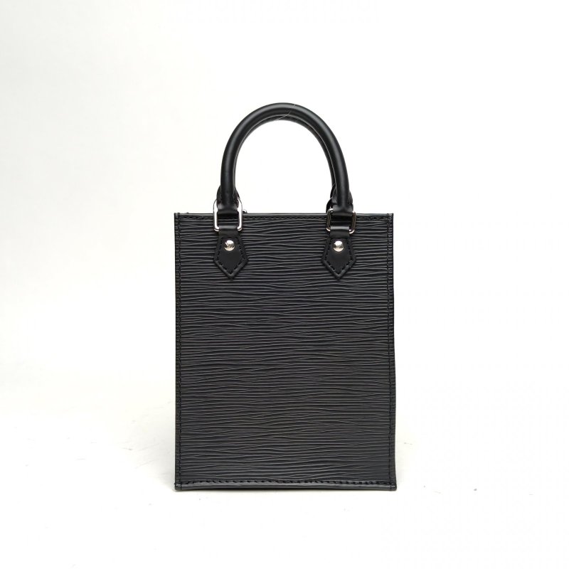 LOUIS VUITTON PETITSACPLAT琴譜包黑色EPI水波紋牛皮晶片肩背包-2