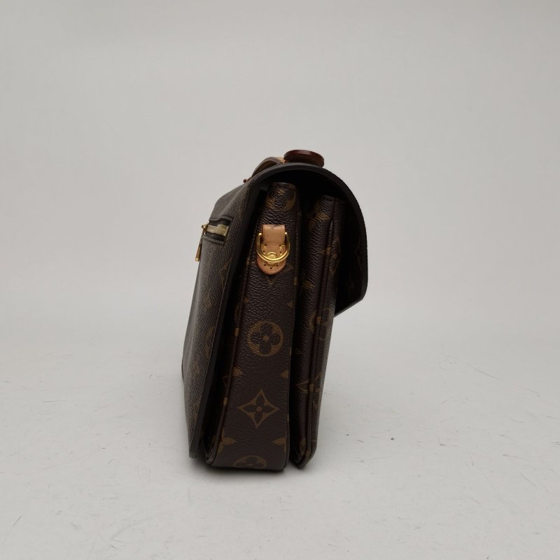 LOUIS VUITTON MetisPochette郵差包老花PVC金扣2020肩背包-1