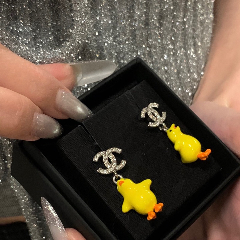 Chanel香奈兒26S小雞限定耳環-0