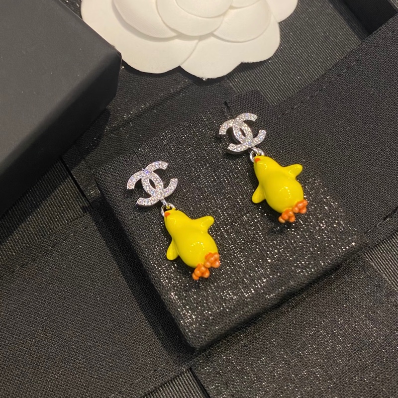 Chanel香奈兒26S小雞限定耳環-1