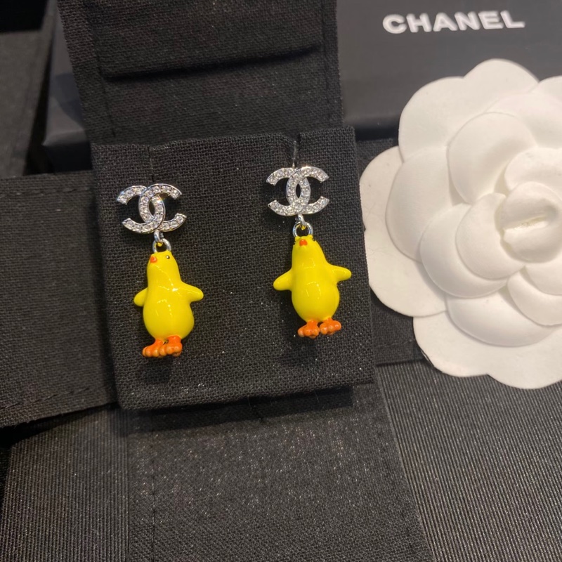 Chanel香奈兒26S小雞限定耳環-2