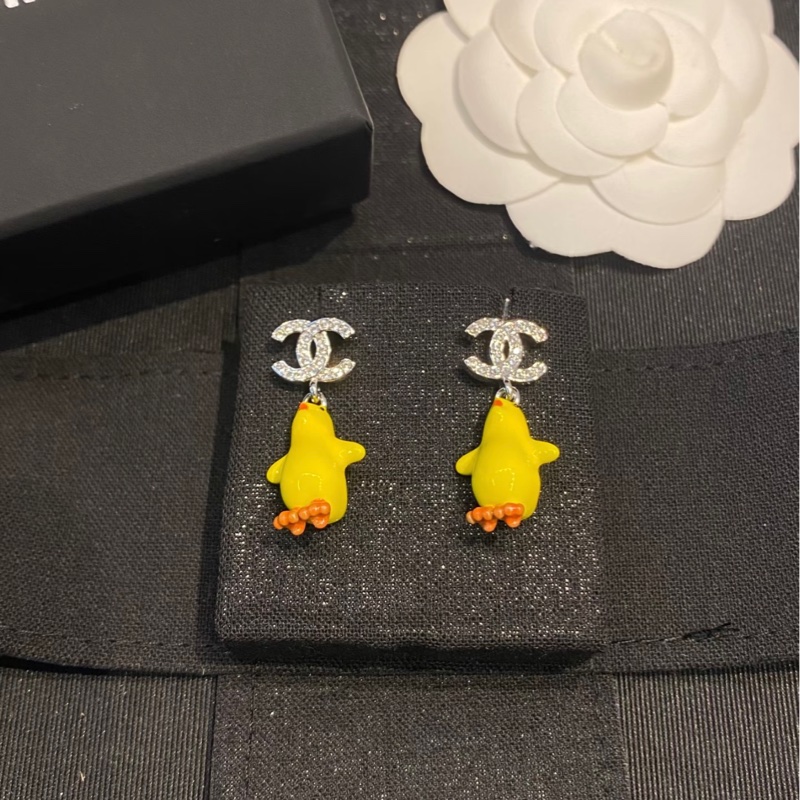 Chanel香奈兒26S小雞限定耳環-3