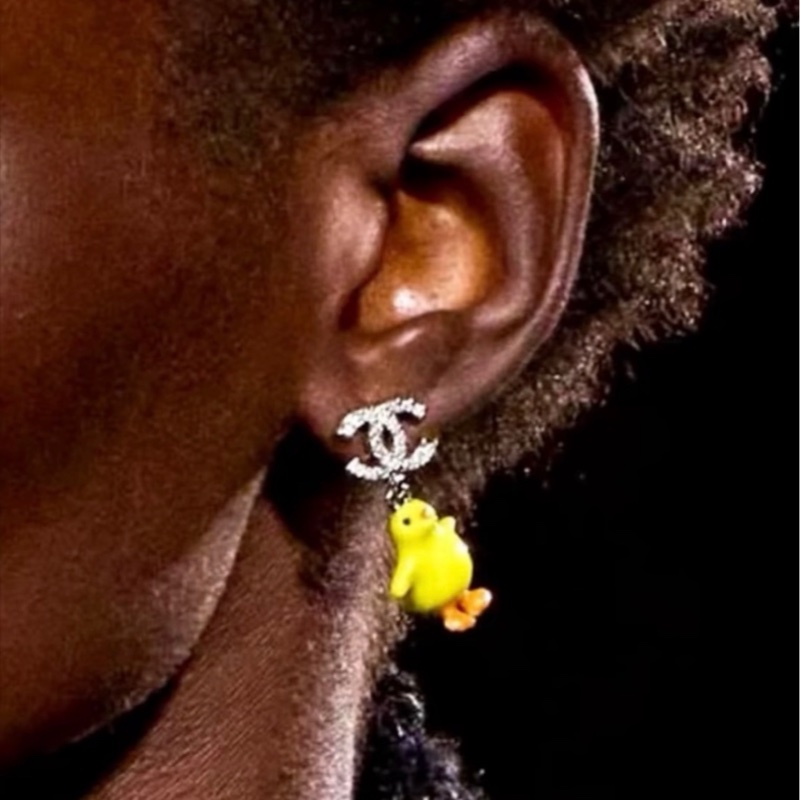 Chanel香奈兒26S小雞限定耳環-4