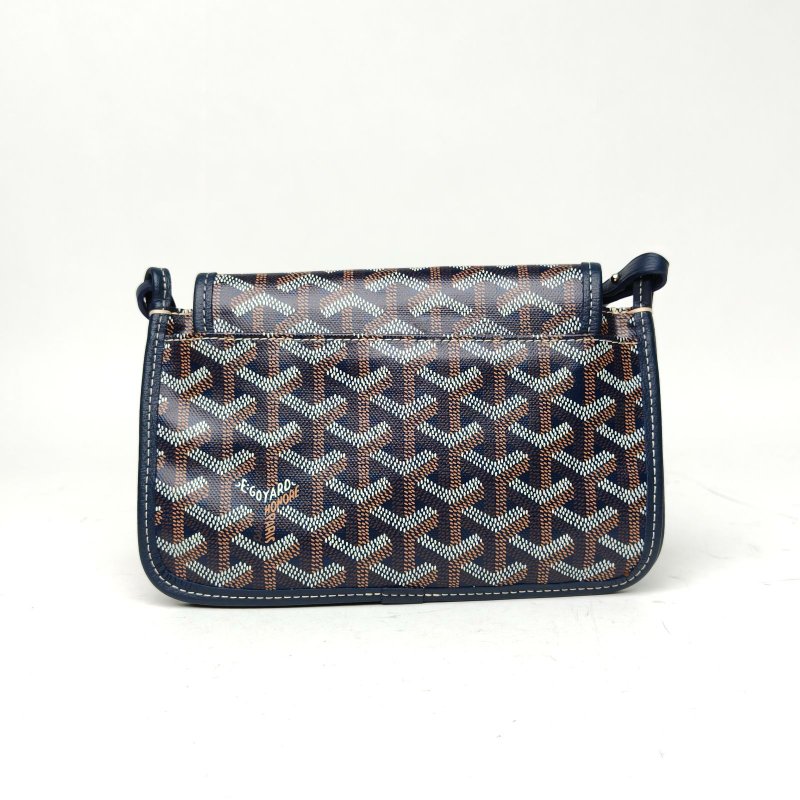 GOYARD PLUMET三層WOC藍色PVC肩背包-2
