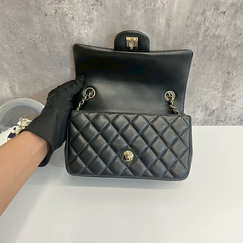 Chanel CF20 黑金 晶片款-7